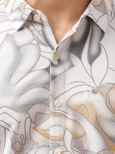 Image of BULLMER Trendy Regular Fit Striped Causal Full Sleeve Shirt for Men.