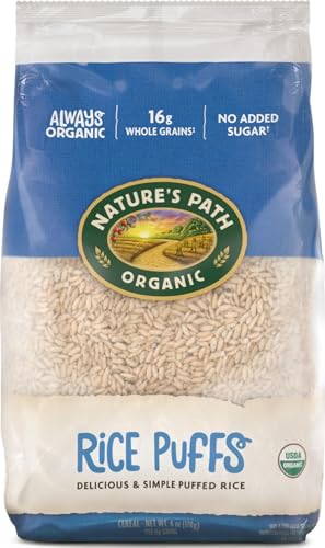 Nature's Path Organic Rice Puffs Cereal, 6 oz...