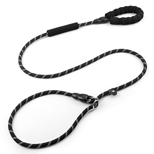 Mamowla Correa para Perro, Cuerda para Perro de Doble Asa de 1,8 m with Asa Acolchada Suave, Correas de Entrenamiento para Perros Grandes y Medianos Cover
