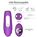 Waterproof G Spot Vibrator with Quiet Dual Motors 9 Vibrations, PALOQUETH Clitoris Stimulator Couples Vibrator Toy with Magnetic USB Rechargeable for Couple or Solo Play,Wireless Remote Hands Free