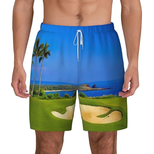 Short de bain pour homme EdWal maillot de plage double couche