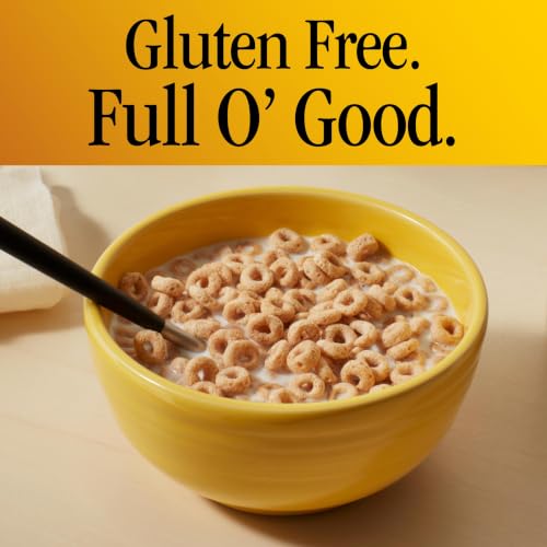 Image of Honey Nut Cheerios, Heart Healthy Gluten Free Breakfast Cereal with Whole Grain Oats, Family Size, 18.8 oz