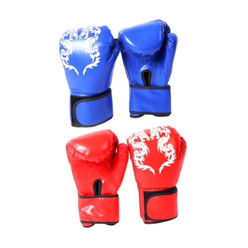 UPKOCH 1 Par De De Entrenamiento De Boxeo De PU De Boxeo De Lucha De Rojos
