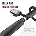 KOM Cycling Garmin Edge Bike Mount - Red, Compatible with Garmin Edge 20, 25, 500, 520, 530, 800, 810, 820, 1000, 1030