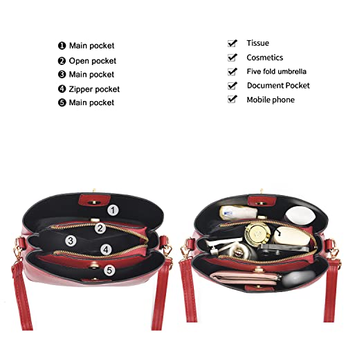 Image of Xiaoyu Small Crossbody Bags for Women Fashion Purses for Teenage Girls Lightweight Handbags Shoulder Bag