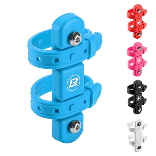 ROCKBROS Bike Water Bottle Cage Mounting Base, Quick Installation Bicycle Water Bottle Holder Mount Bracket, Long-Lasting Soft Silicone Base, Fits for Most Bike Cup Holder