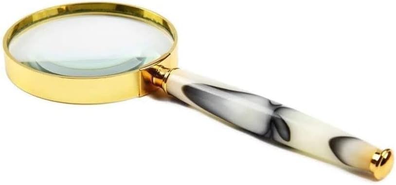 Magnifying Glass Magnifier The Elderly Reading 10x Handheld Old Man Reading Maintenance Hd Optical Lens Magnifier Magnifying