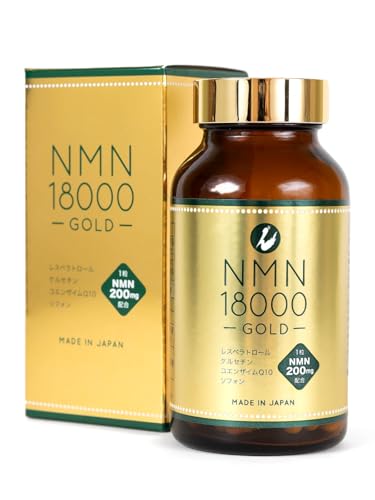 NMN �T�v�������g 18000mg ���{�� �����x99.9% 120�J�v�Z�� 30���� NMN 18000 -GOLD-