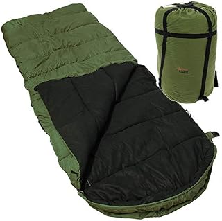 5 SEASONS WARM DYNAMIC SLEEPING BAG WITH HOOD CARP FISHING CAMPING HUNTING