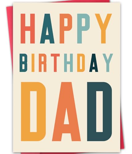 ATTLVV Happy Birthday Gift Card for Dad