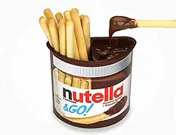 Nutella & Go - Creme de Avelãs & Palitos de Biscoito - Importado da Alemanha