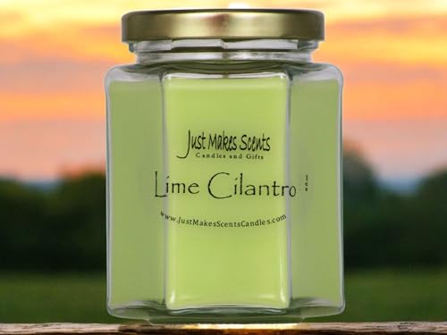 Bougie de soja citron vert coriandre Just Makes Scents - 4