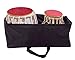 Indian Musical instrument Tabla Drum Set Finest Bayan & Dayan with Book, Hammer, Cushions & Cover (SILVER DESIGN 2) (SILVER)