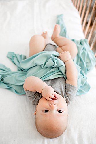 Image of Copper Pearl Swaddle Blankets for Newborns | Soft Stretchy Receiving Blankets for Boys and Girls | Large 46 x 46 Inch Baby Blankets | Lightweight and Breathable Swaddles | Sonny
