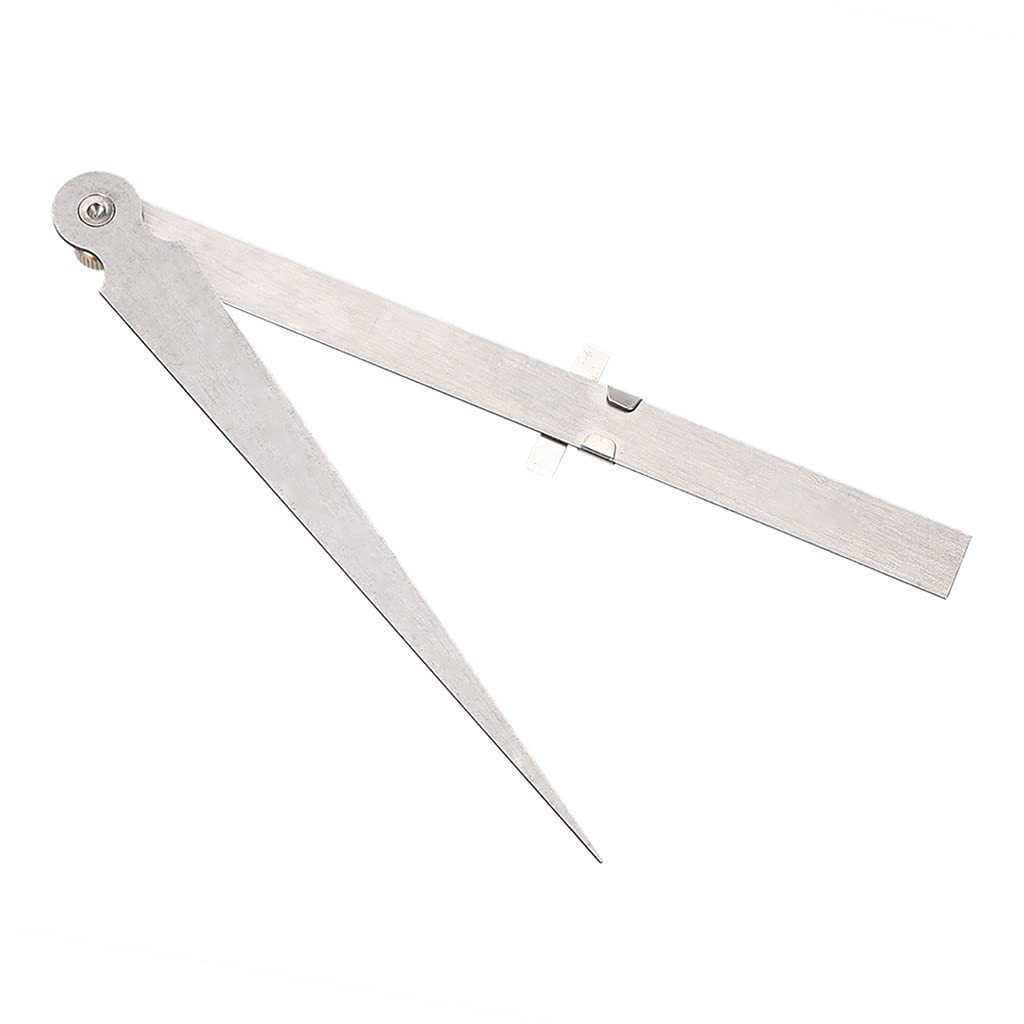 JSEIAJB Measuring Tool 1-150mm Feeler Gauges Bore Measurement Stainless Steel Wedge Taper Ruler