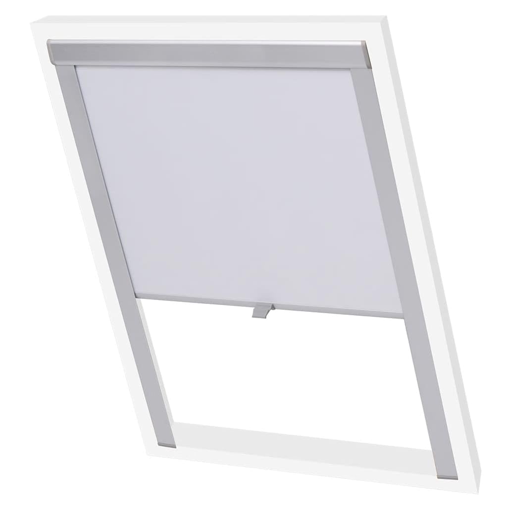 vidaXL Store Enrouleur Occultant Blanc S06/606 Fenêtre Toit Bureau