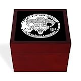 CafePress French Quarter Memory Keepsake Jewelry Box, 5"x5"x3.75"