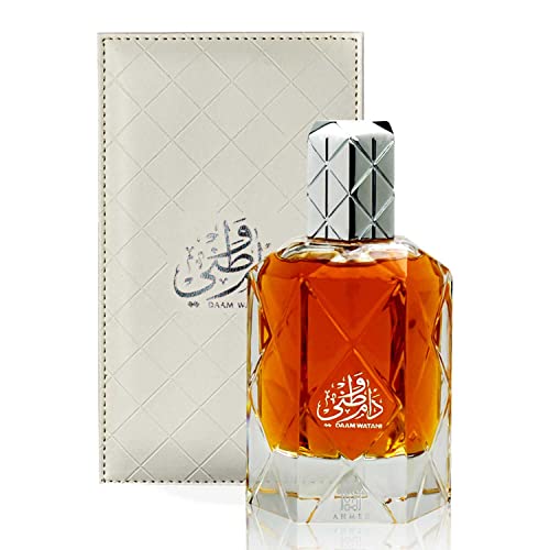 AHMED Dam Watani 90 mL (Spray) Blended Oud with Intense Profile, Leathery Floral Oudh for Men and Women
