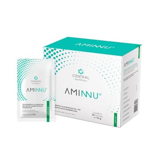 Aminnu Eaas 10g, 30 Sachês, Essencial Aminoácidos, Sabor Limão
