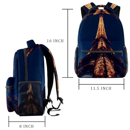 Sac à dos ado fille garçon Tour Eiffel idée cadeau rentrée Paris - 2