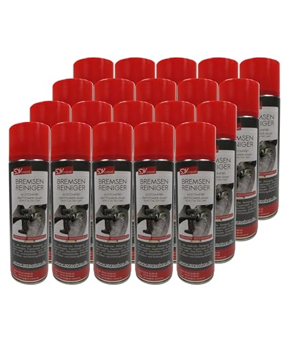 SDV Chemie Bremsenreiniger Spray 20x 500 ml Power Brake Cleaner 360° Ventil Teilereiniger