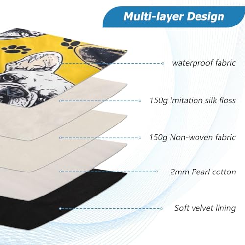 Funda para portátil 13-14 pulgadas impermeable con diseño cachorro miniatura 4