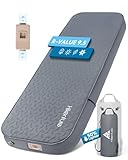 Hikenture 4' Thick Self Inflating Sleeping Pad with Electric Pump, Foam & Air Camping Mattress, 9.5 R-Value Insulated Sleeping Mat, Portable All Season Camping Pad for Tent, Car, Cot