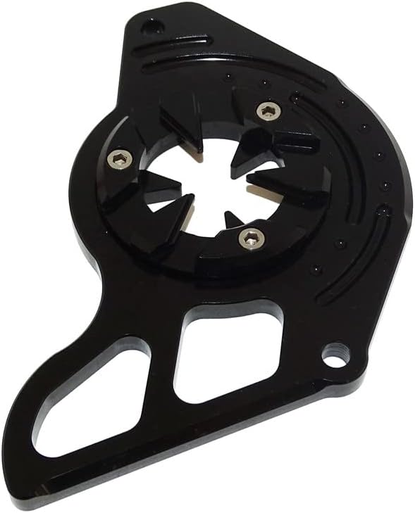 Front Sprocket Chain Guard Cover Left Side Engine For Honda Grom MSX125 MSX125SF 2013 2014 2015 2016 2017 2018 2019 (Black)