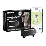 Tractive Tracker GPS intelligente per cani, modello 2026, localizzazione GPS dal vivo | Allarme di scappamento e avvisi di salute, monitoraggio dei valori vitali | Lunga durata della batteria |