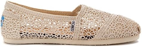 Toms Women's Classics Natural Morocco Crochet Natural Casual Shoes 7.5 Women US | Image 1