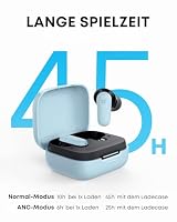 soundcore Anker P30i Kabellose Ohrhörer mit lauter und intelligenter Geräuschunterdrückung, kraftvollem Bass, 45 Stunden Spielzeit, 2-in-1-Schutzhülle und Smartphone-Halterung, IP54, Bluetooth 5.4 – Ansicht 5