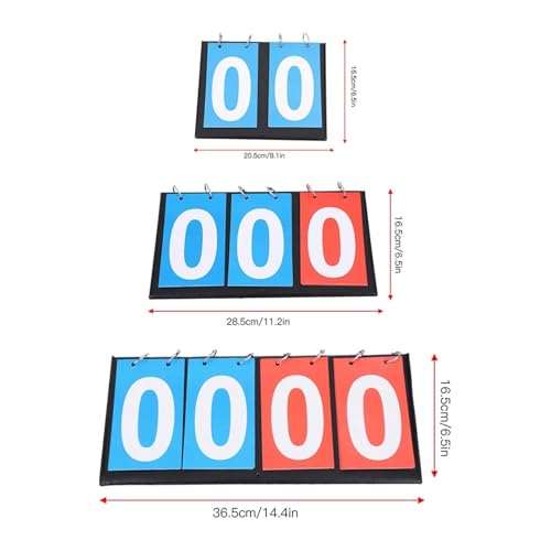 Marcador portátil de mesa con volteo 3 dígitos miniatura 4