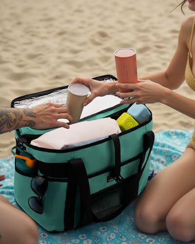 Caracaleap Large Beach Tote with Cooler