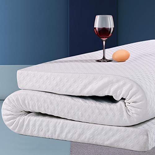 3 Inch Cool Gel Memory Foam Mattress Topper King Size Bed,Removable Soft Cover, Comfort Body Support & Pressure Relief