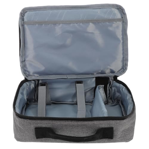 Bolso de almacenamiento portátil para proyector Uonlytech con asa para transporte, funda multifuncional para proyectores, ideal para viajes y accesorios diarios miniatura 1