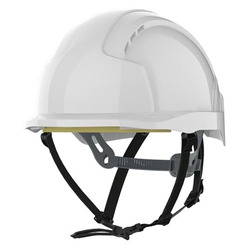 JSP - EVOLite Lightweight ABS Safety Helmet Linesman Slip Ratchet White (AJC250-000-100)