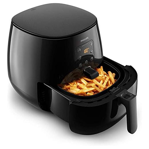 Philips Airfryer XL - Med 1,2 kilos tillagningskapacitet - Upp till 5 portioner - upp till 90% mindre fett - Multifunktionell - Diskmaskinssäkra delar - Receptbok medföljer - HD9260/90