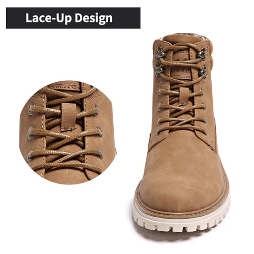 Image of Mens Snow Boots Fur Lined Hiking Boots Waterproof Anti-Slip Outdoor Climbing Shoes