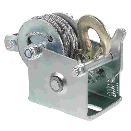 Polipasto manual 2000 libras con cable de acero