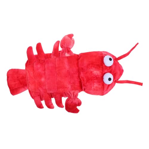 Disfraz de langosta rojo para perros talla XS