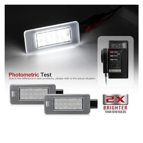 Luces LED traseras para matrícula coche Peugeot 2008 Hatchback SW 3