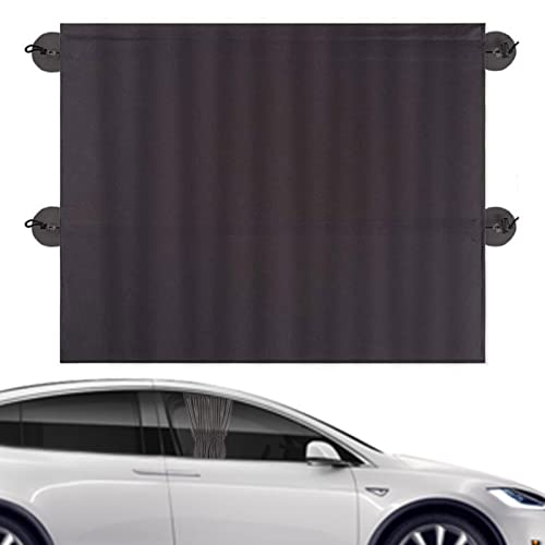 Lecerrot Ventanas automóviles - Cortinas Coche retráctiles Ventana Lateral Parasoles Protección UV,2 Cortinas privacidad para amamantar, cambiarse Ropa y Acampar