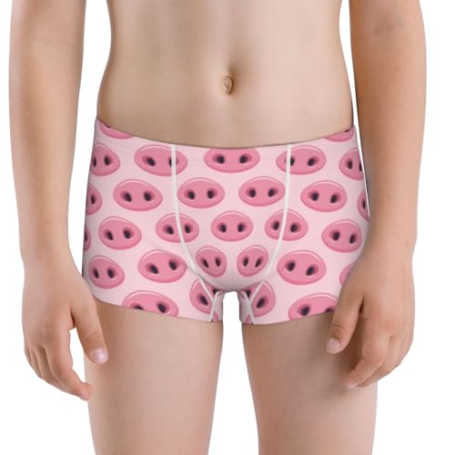 Boys' Cotton Boxer Brief Soft Underwear-Pig Nose