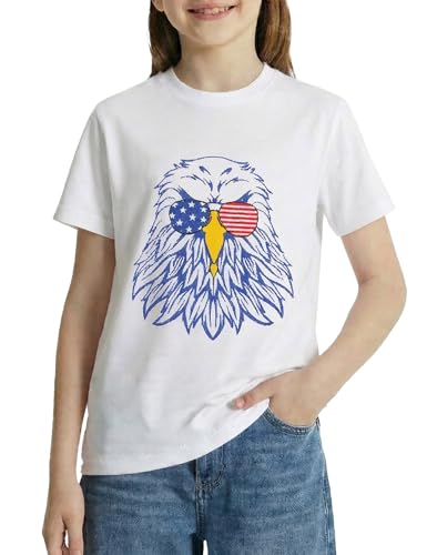 Image of Ainuno Boys Girls Shirts Funny Summer Short Sleeve Shirt Crewneck Graphic Tees
