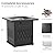 EAST OAK 28'' Propane Fire Pit Table, 50,000 BTU Steel Gas FirePit for Outdoor, Outside Patio Deck and Garden, CSA Certified Fire Table with Magnetic Lid, Cover-Storage Basket and Lava Rock , Black