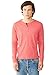 Alternative Men's Eco Mock Twist Henley, Eco Mock Engine Red/Eco Black, Medium