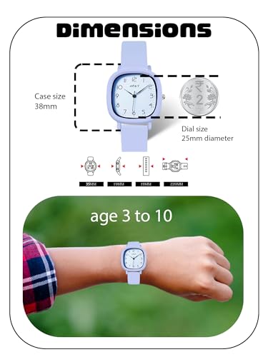 Image of SPIKY Analog Watch for Kids | Water Resistant & Lightweight | Durable & Soft Silicone Strap | Unisex Best Birthday Gift | Casual Analogue Wrist Watches for Boys & Girls | Age 2-14 yrs