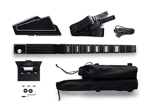 JAMMY G (Jammy Guitar) App-Enabled Digital MIDI Guitar & Controller, Modular Portable Foldable Guitar Fits in Your Backpack, Always Tuned & Ready to Play, with Detachable Frame, Strap, & Carrying Bag - Thumbnail 4