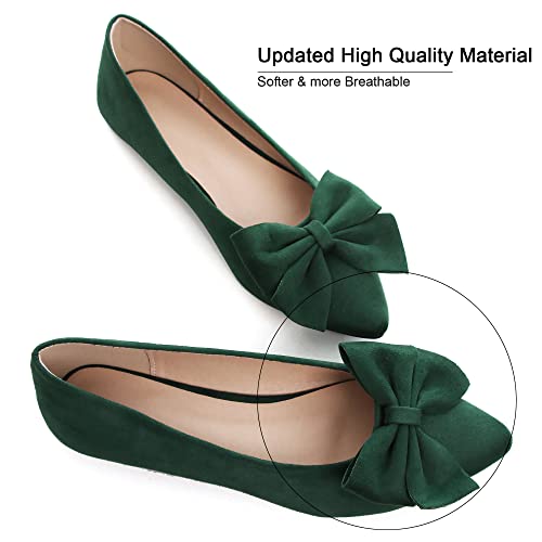 Image of Dear Time Women's Ballet Flats Dress Ballet Shoes Slip on for Office Work Comfortable Shoes