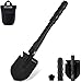 Pala Plegable Multifuncional,YOUNGDO 10-en-1 Pala Jardineria Antióxido 49cm Pala Plegable Militar Portátil Ligera Herramienta para Supervivencia, Jardín, Camping, Senderismo, al Aire Libre, etc.